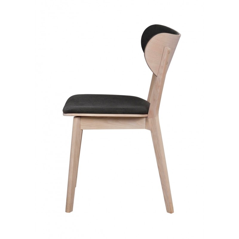 RO Kato Chair Whitewash/Dark Grey